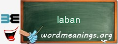 WordMeaning blackboard for laban